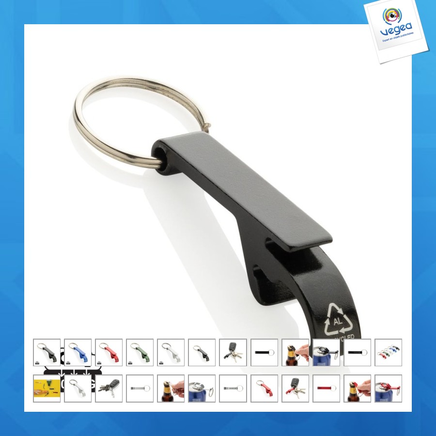 Flaschenöffner und dosenöffner aus recyceltem aluminium rcs