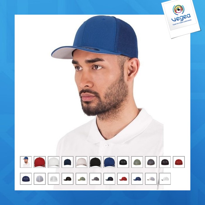 Flexfit mesh trucker kappe