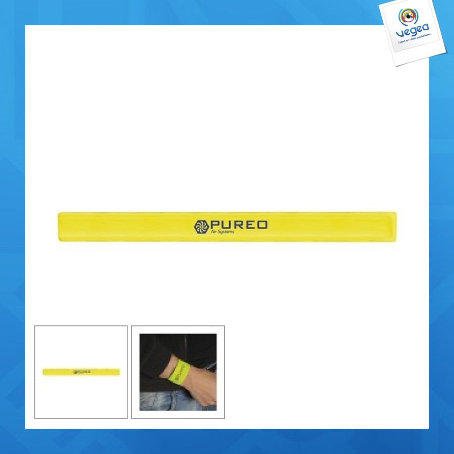 Fluoreszierende slap-armbinde