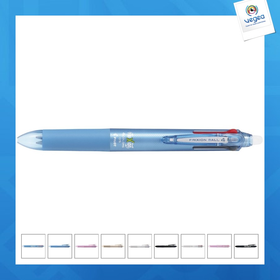 Frixion ball 4 colors - rollerball mit gel-tinte und feiner spitze