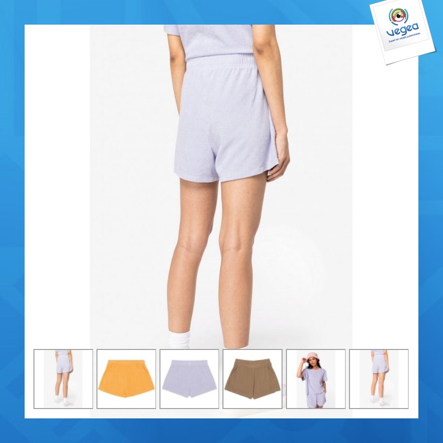 Frottier-shorts, damen