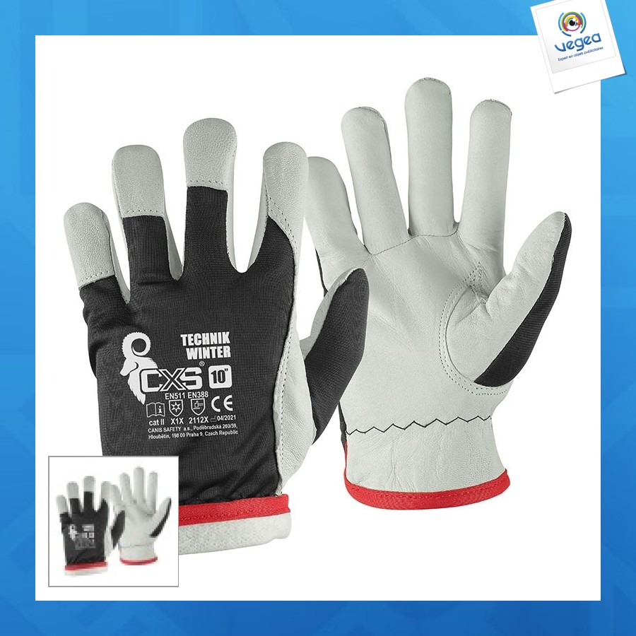 Gants de travail hiver cxs