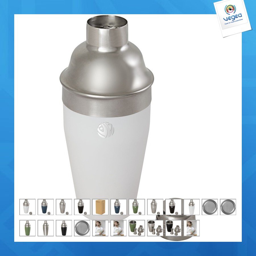 Gaudie shaker aus recyceltem edelstahl
