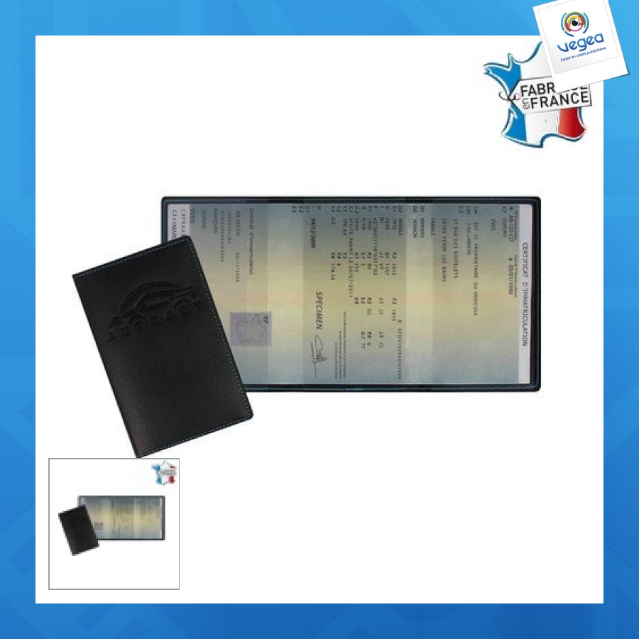 Genähter 3-teiliger ausweishalter