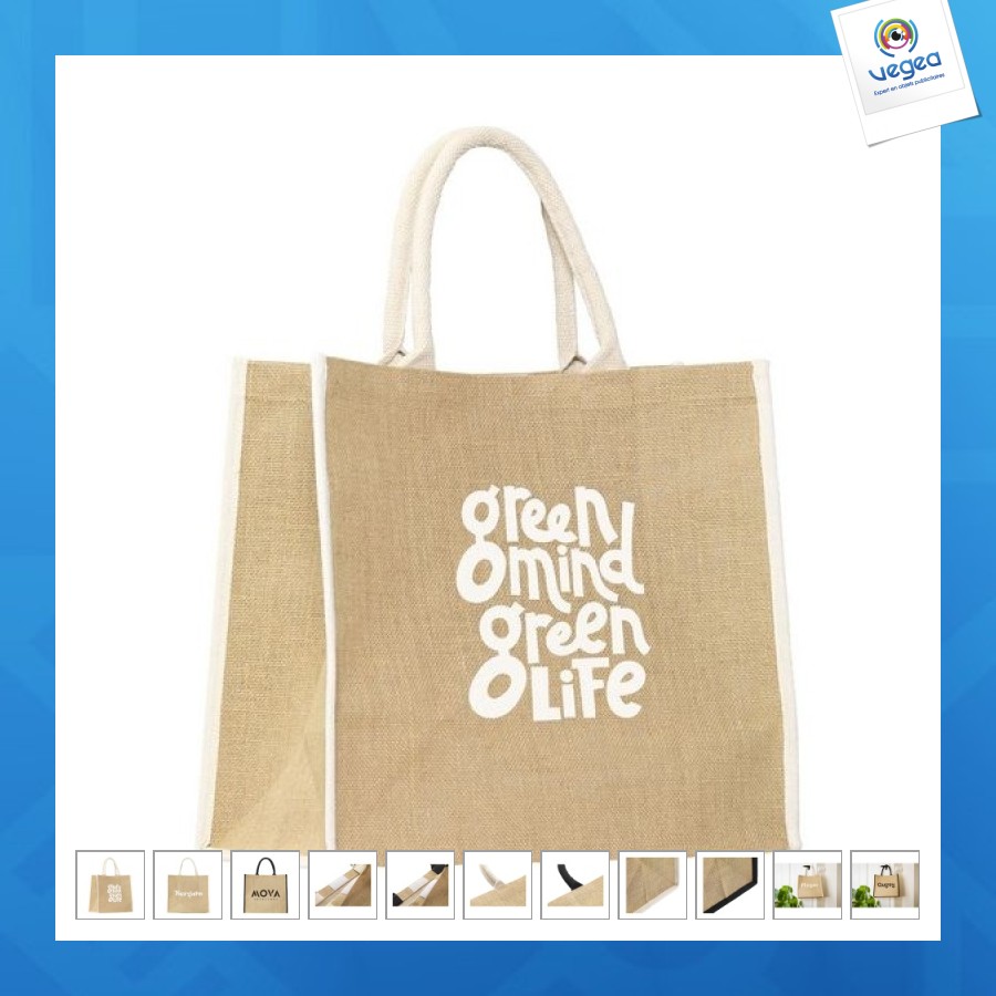 Gerona jute shopper einkaufstasche