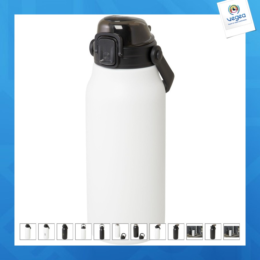 Giganto 1.600 ml vakuum-isolierflasche aus recyceltem kupfer und edelstahl mit rcs-zertifikat