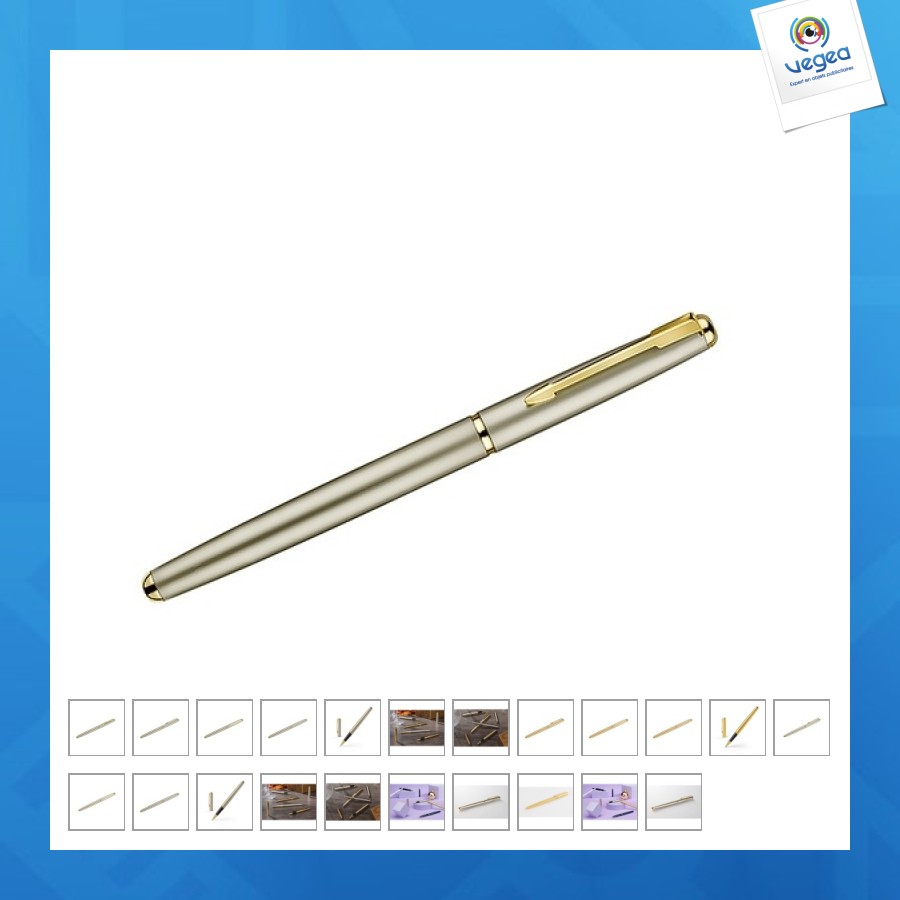 Glow gold rollerball-kugelschreiber 