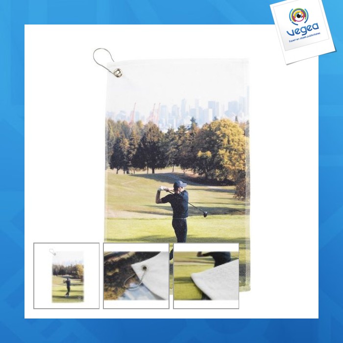 Golftowel 400 g/m² 30x50 golfhandtuch