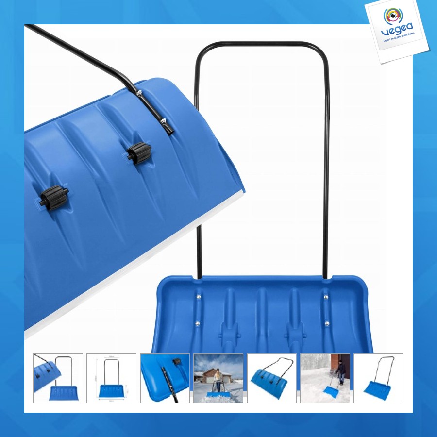 Grattoir à neige pelle à neige 82x140cm