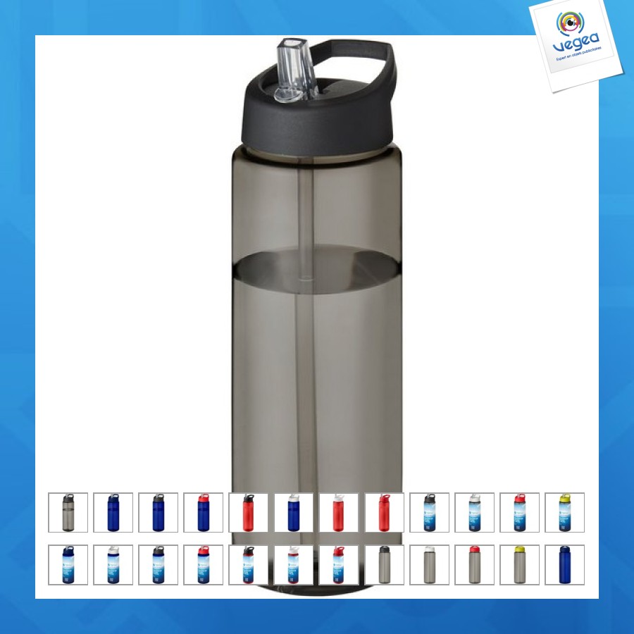 H2o active® eco vibe 850 ml sportflasche mit ausgussdeckel