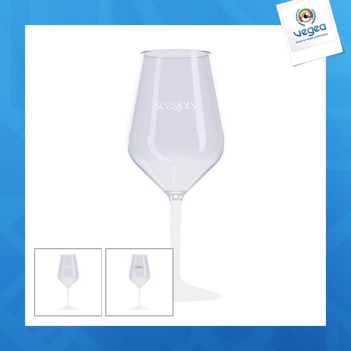 Happyglass lady abigail white tritan weinglas 460 ml