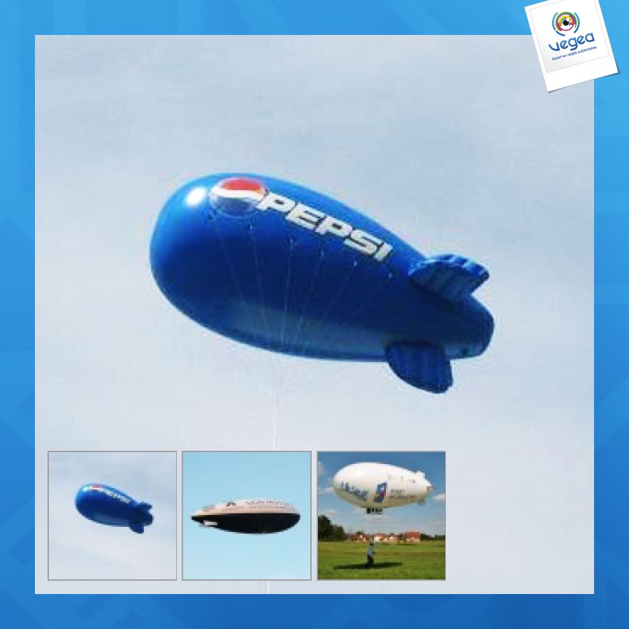 Helium-luftschiff einfach 3m