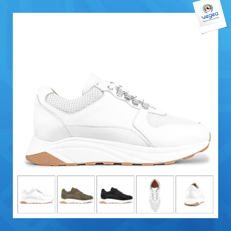 Herren-sneaker, schnürsenkel aus gewachster baumwolle