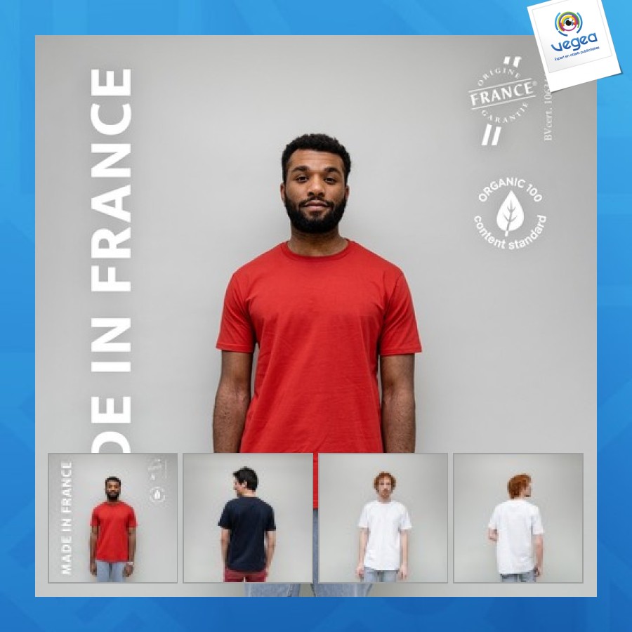 Herren t-shirt rundhalsausschnitt rippenbündchen