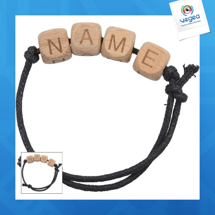 Holz-alphabet-armband