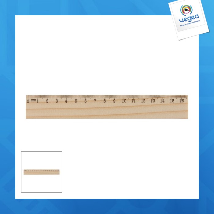 Holzlineal 16cm
