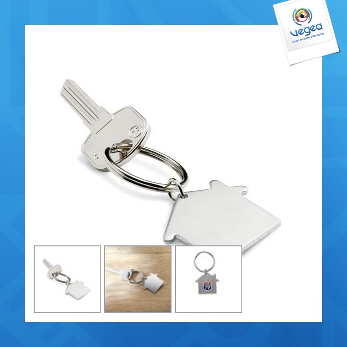 Home metall-schlüsselanhänger