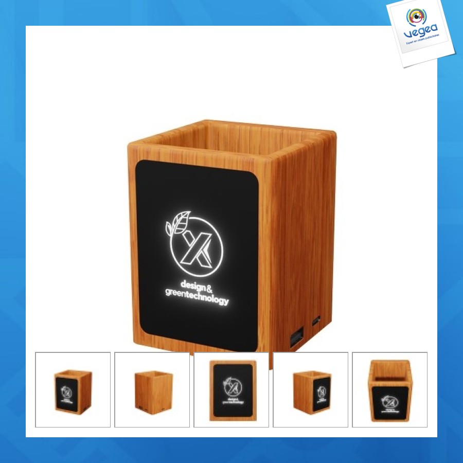 Hub bleistifttopf aus holz (import)