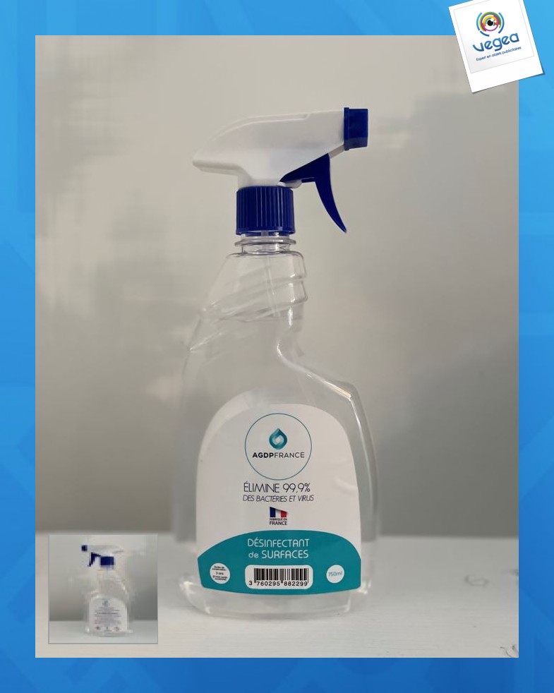 Hydro-alkoholisches spray 750ml