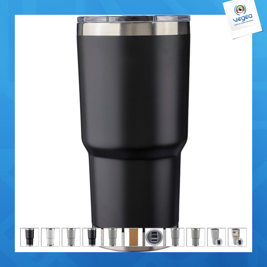 Isothermischer becher aus recyceltem edelstahl arnold