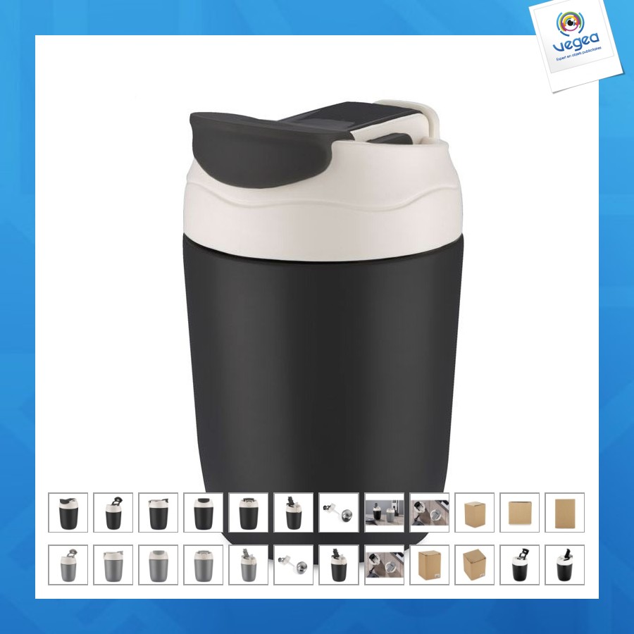 Isothermischer becher doppio 360 ml