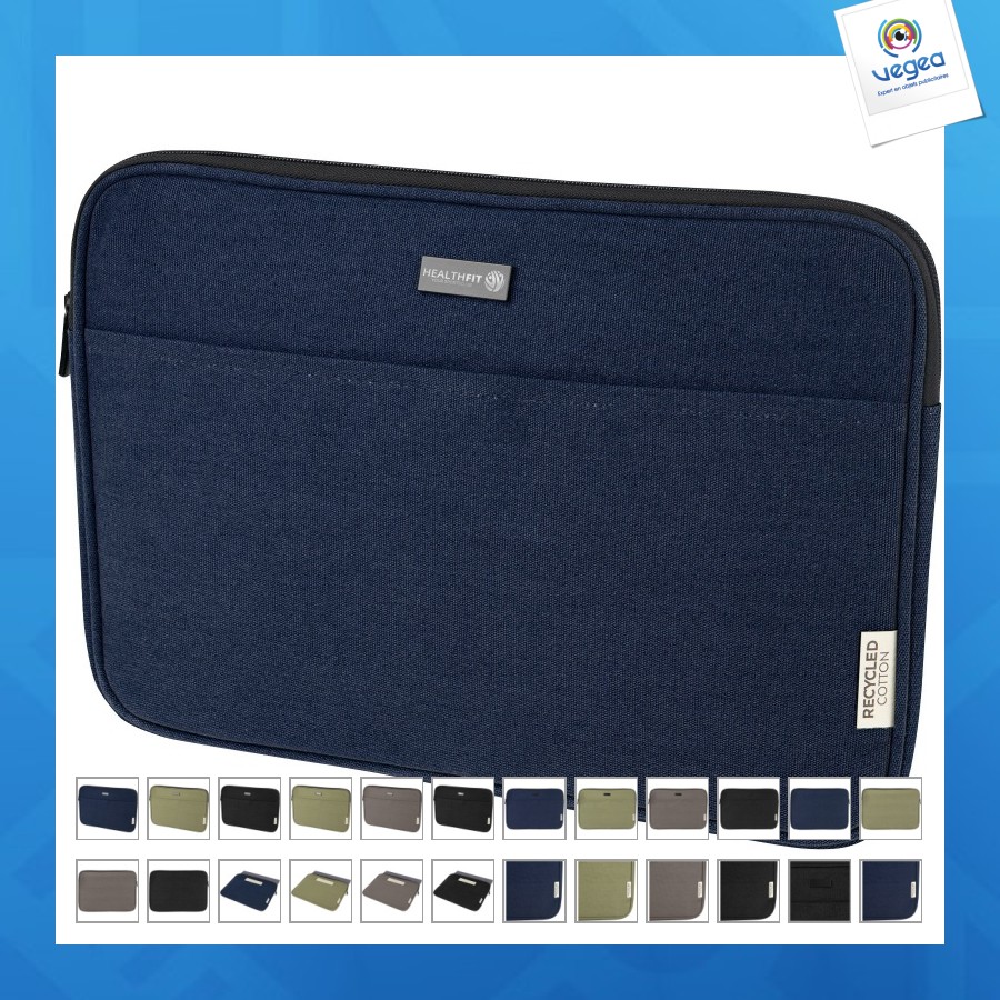 Joey 2 l laptoptasche aus recyceltem grs 14 zoll canvas