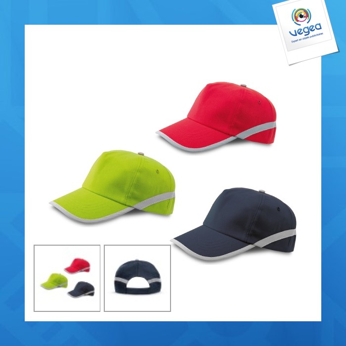 Jones. kappe mit reflektierenden elementen