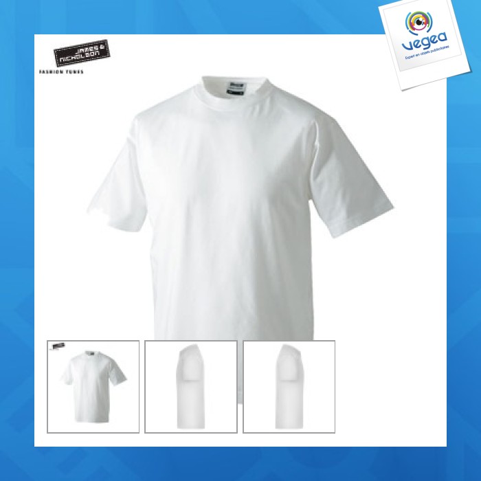 Junior t-shirt basic weiß