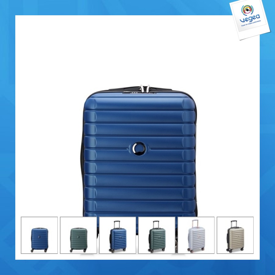 Kabinenkoffer slim trolley 55 cm - shadow 5.0