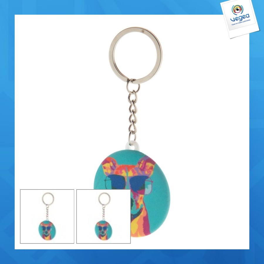 Keybadge rpet mini-schlüsselanhänger rpet