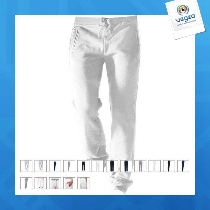 Kinder-jogging-hose - weiß - 6/8 bis 8/10