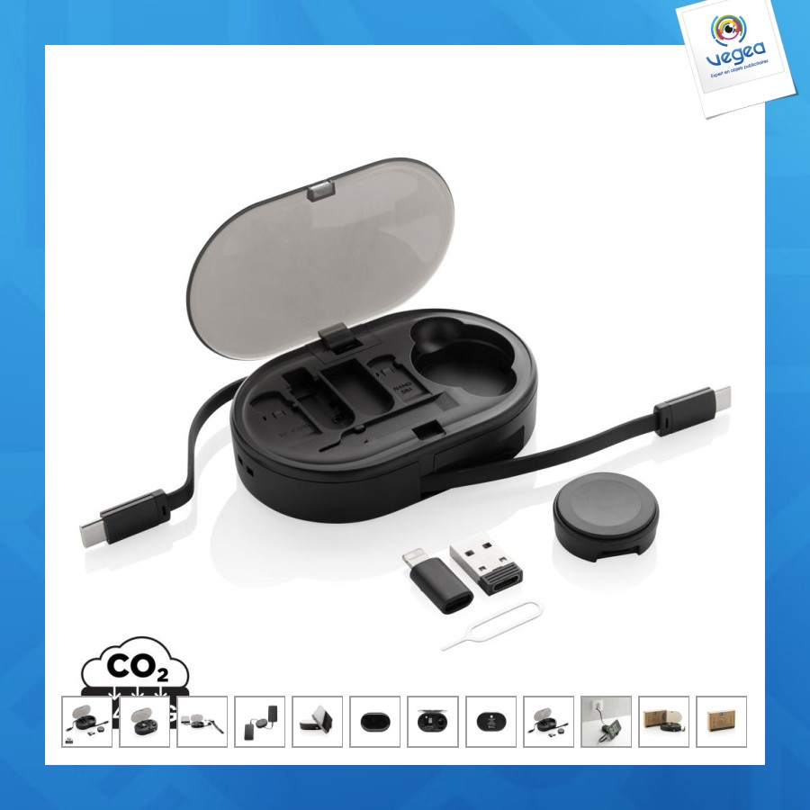 Kit de recharge 60w en plastique recyclé rcs chargevix