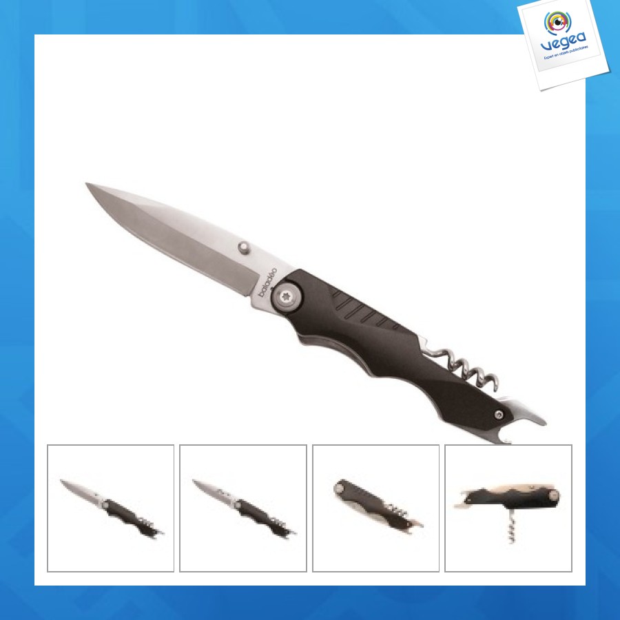 Klappmesser und korkenzieher