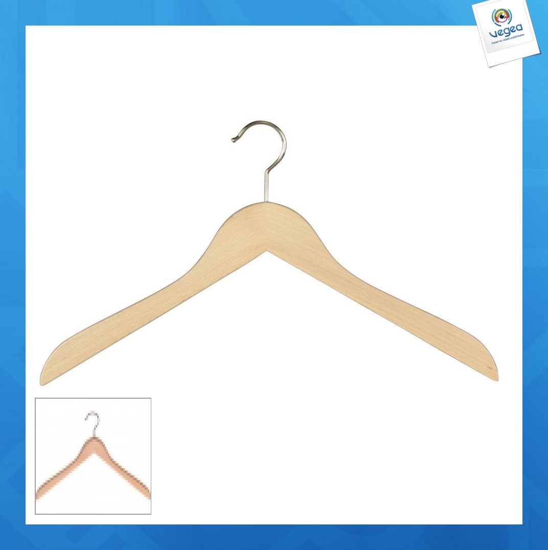 Kleiderbügel aus holz business 45cm