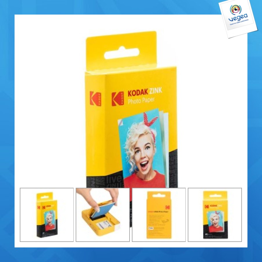 Kodak zink 2x3? pack 20 stk. Kodak zink 2x3? pack 20 stk.