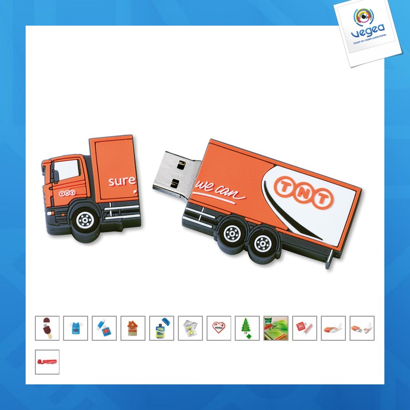 Kundenspezifische 3d pvc flash drive - tahère