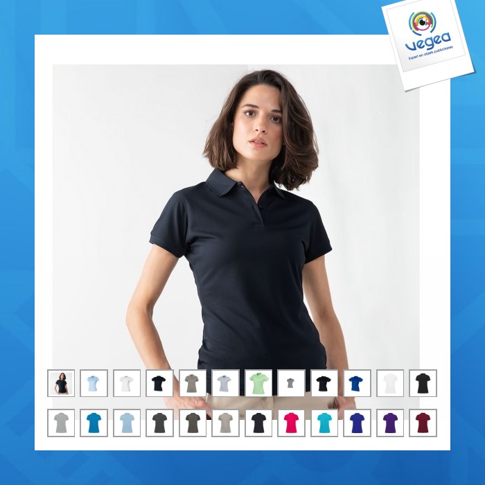 Ladies' cool plus polo shirt - atmungsaktives poloshirt für frauen