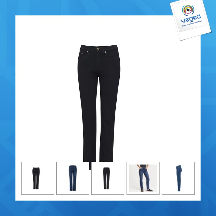 Ladies's katy straight jeans - gerade geschnittene jeans frau katy