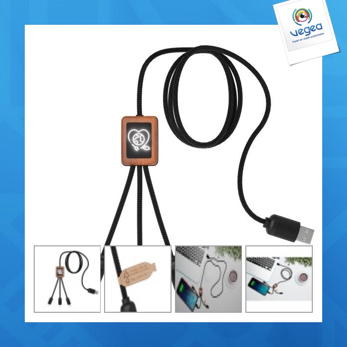 Langes kabel 3 in 1 eco fsc