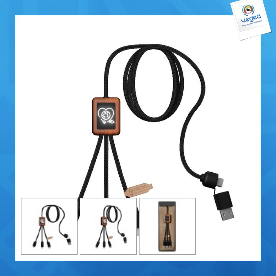 Langes öko-kabel 5-in-1 (stock)