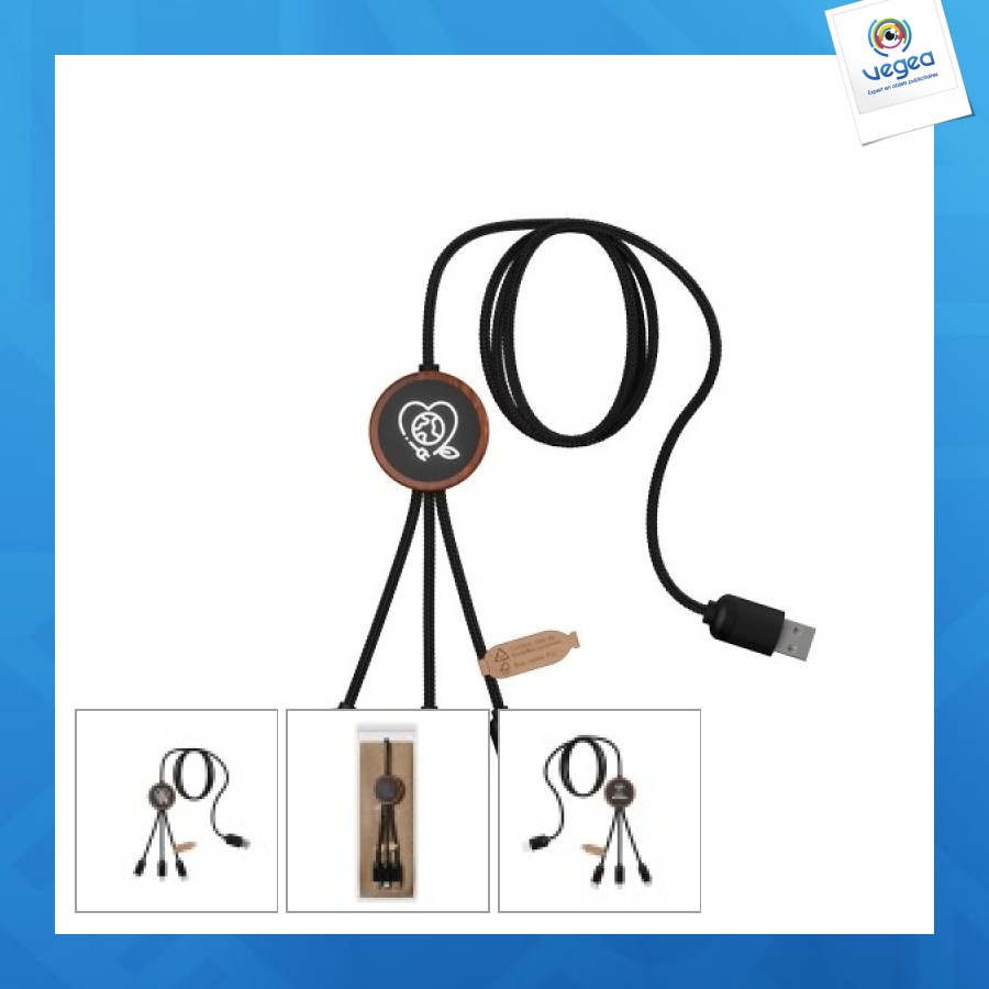 Langes rundes öko-kabel (bestand)