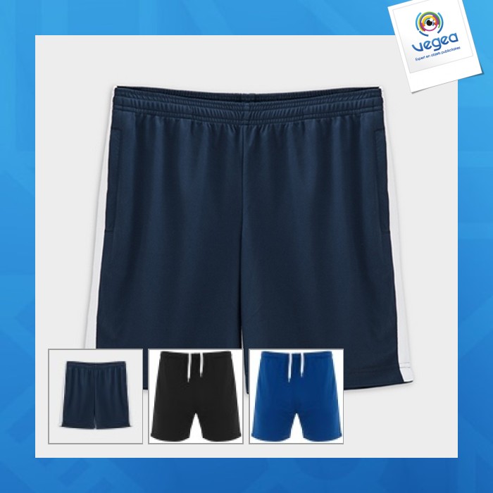 Lazio - bermuda-shorts für den multisport. seitentaschen mit reißverschluss