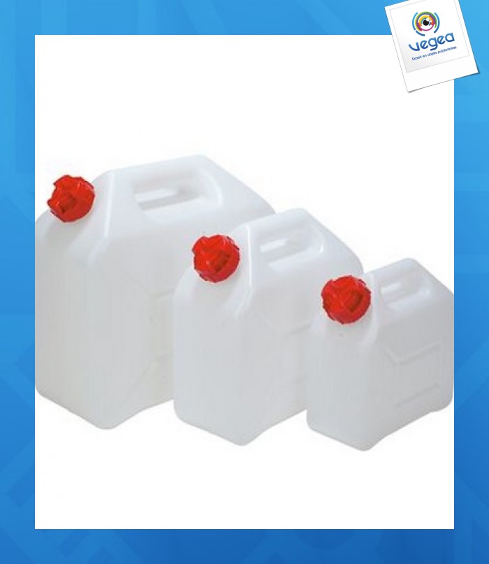 Lebensmittelkanister 5 liter polyethylen 25,5 x 11 x 26,5 cm