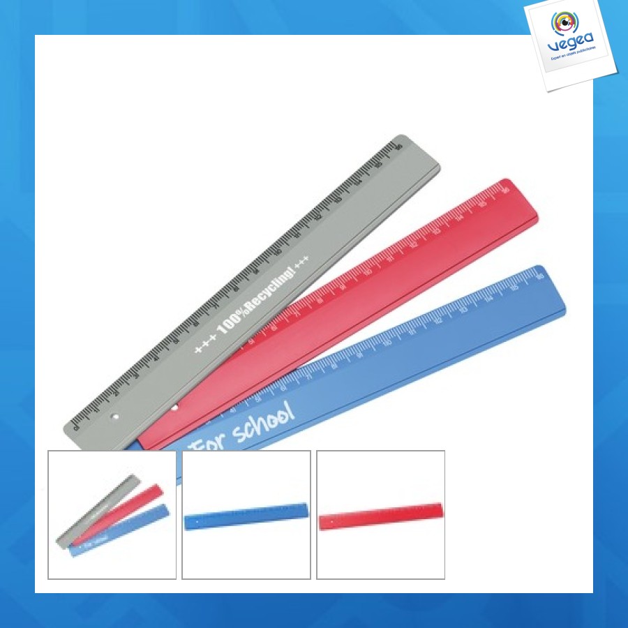 Lineal recycelt 16 cm