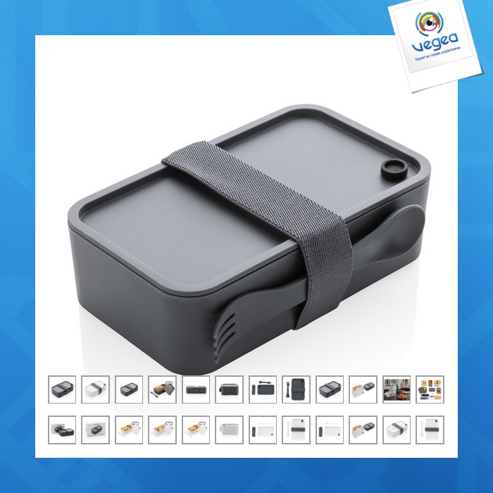 Lunchbox aus pp mit schöpfkelle