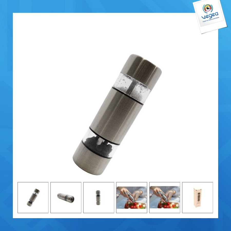 Mühle 2 in 1 pfeffer und salz 'silk