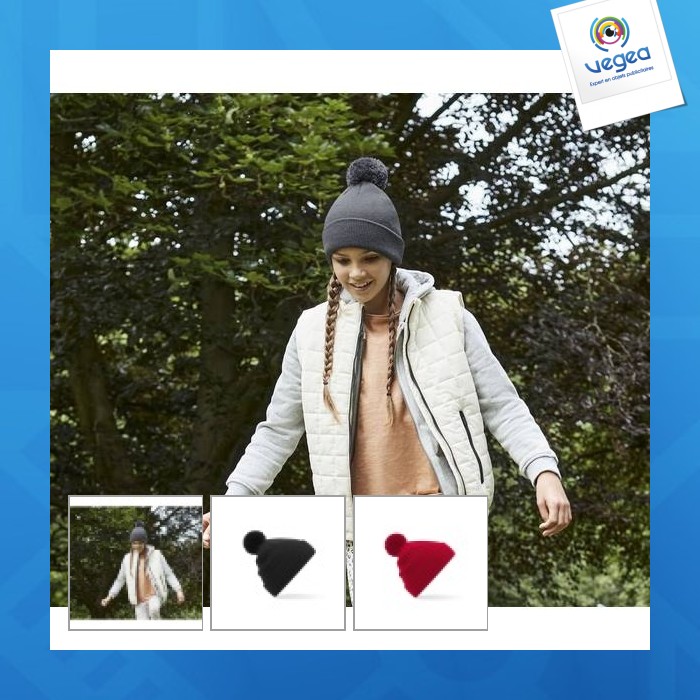 Mütze mit bommel kind - junior original pom pom beanie