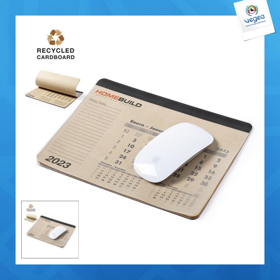 Mauspad und kalender