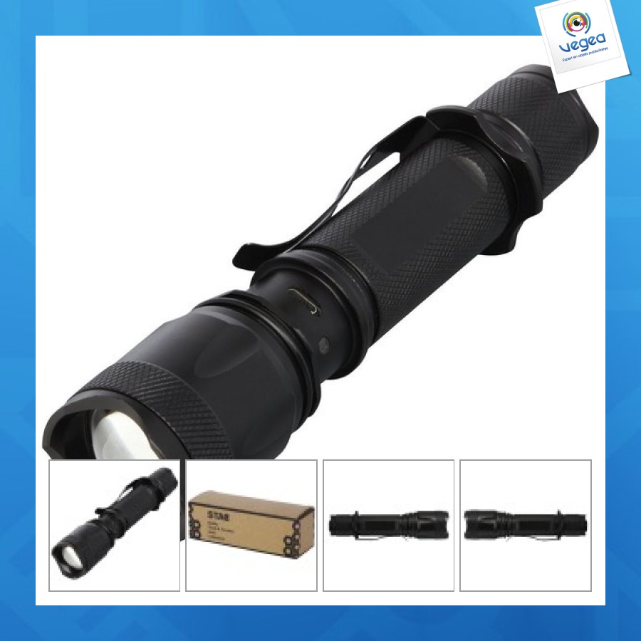Mears wiederaufladbare taktische 5-w-taschenlampe