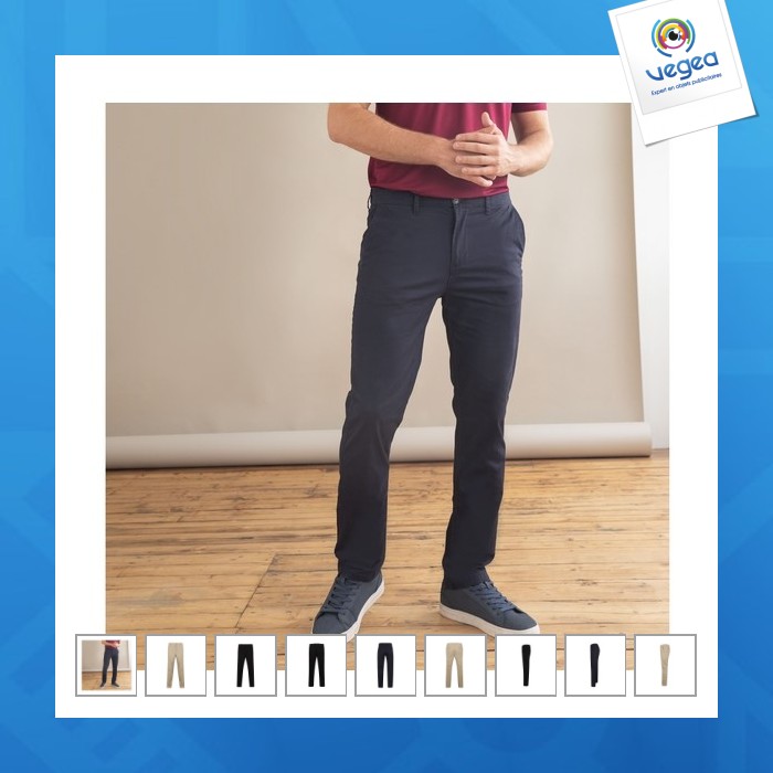 Men's stretch chino - flex waistband - herrenhosen chino verstellbarer gürtel